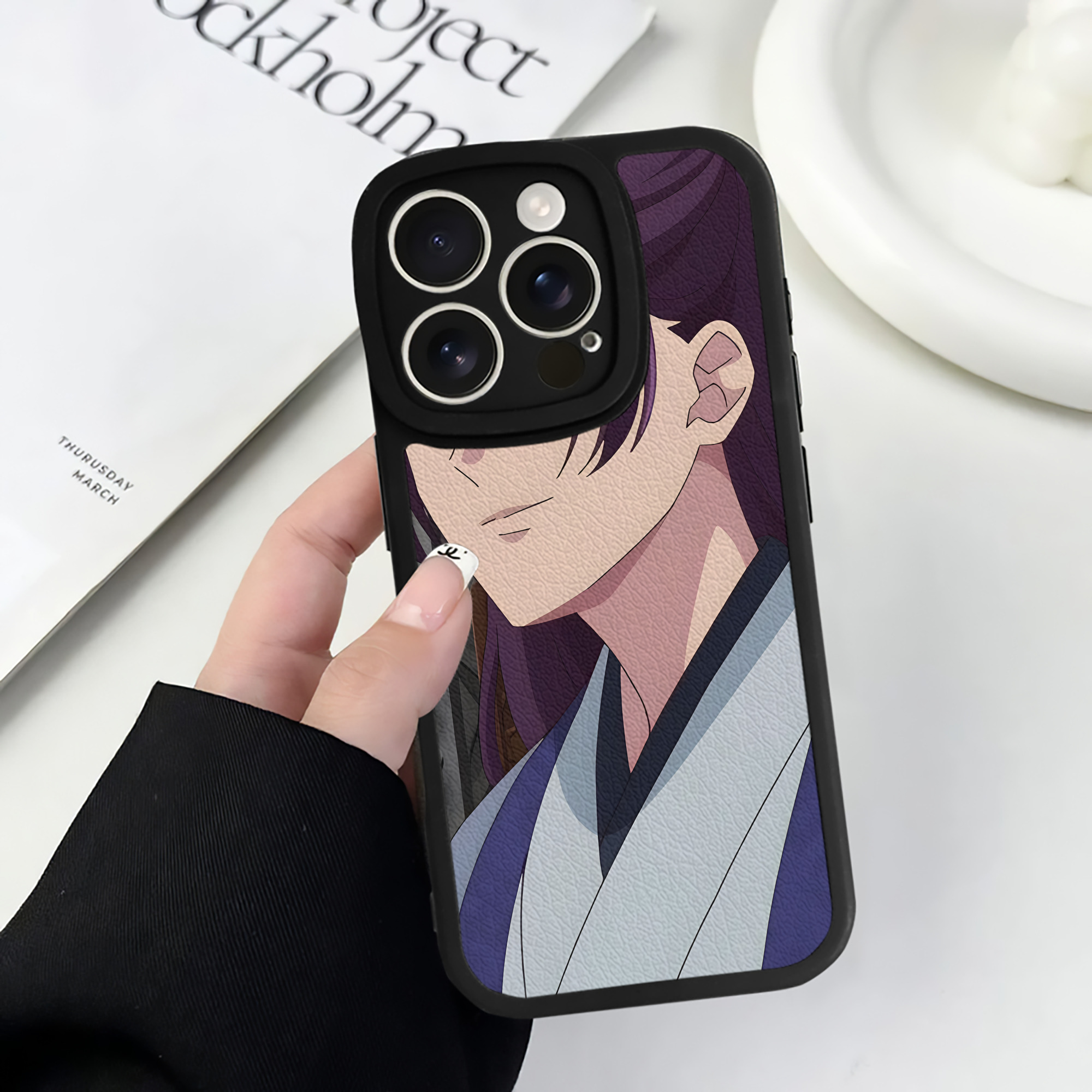薬屋のひとりごと The Apothecary Diaries 【iPhone 16シリーズ対応】シリコンスマホケース（レザー調） 材質：シリコン